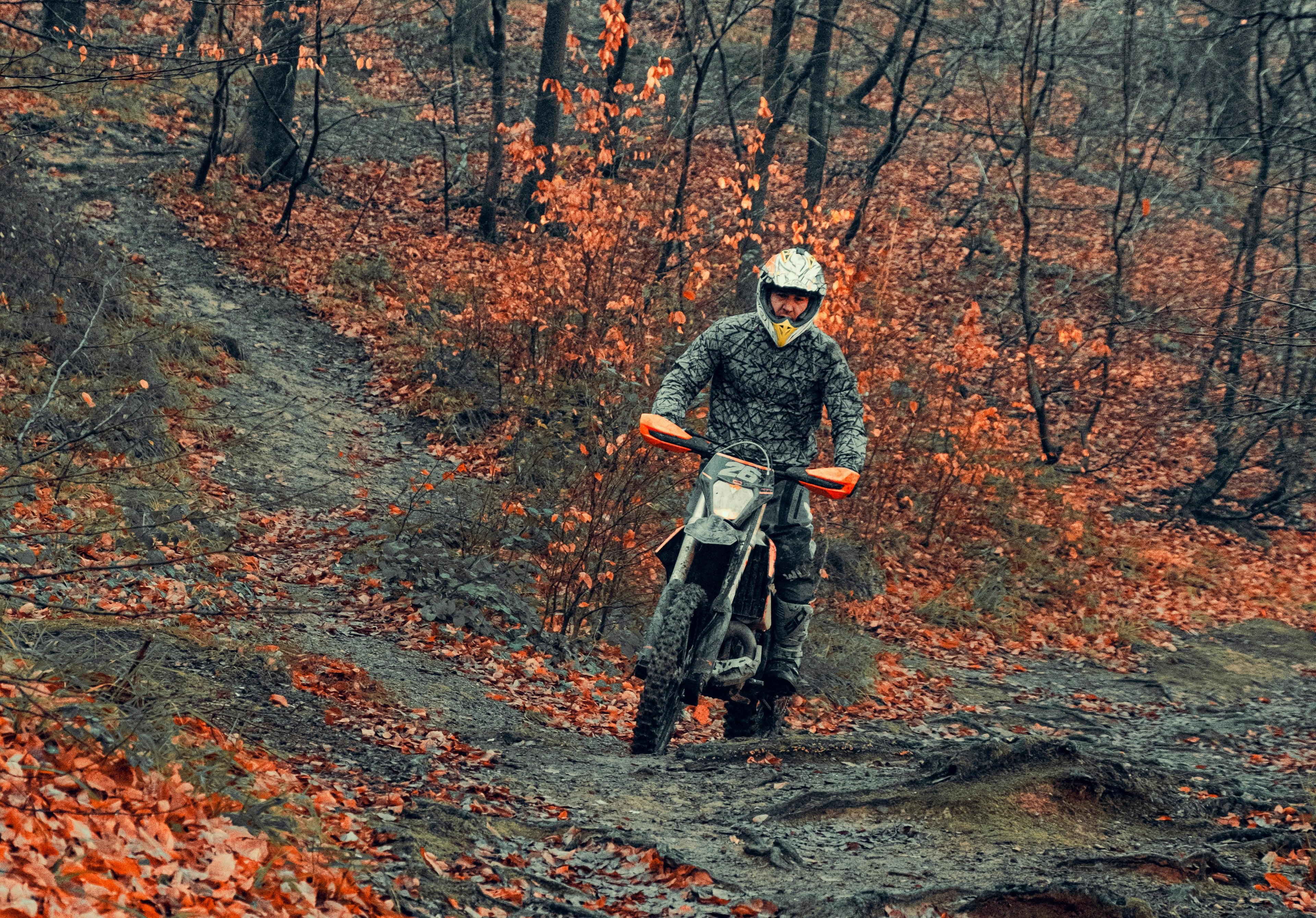 Autumn Electric Dirt Bike Rider