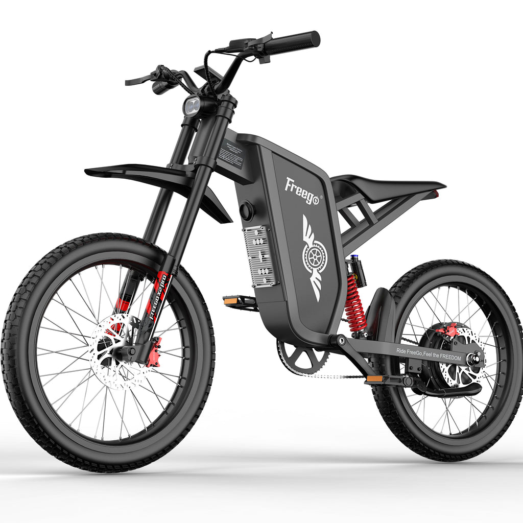 Freego X1 Series Agile All-Terrain Electric Dirt Bikes with Pedals