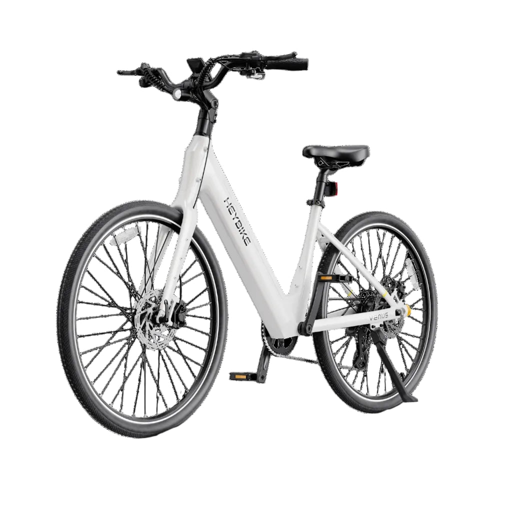 Heybike Venus White Front View White Background