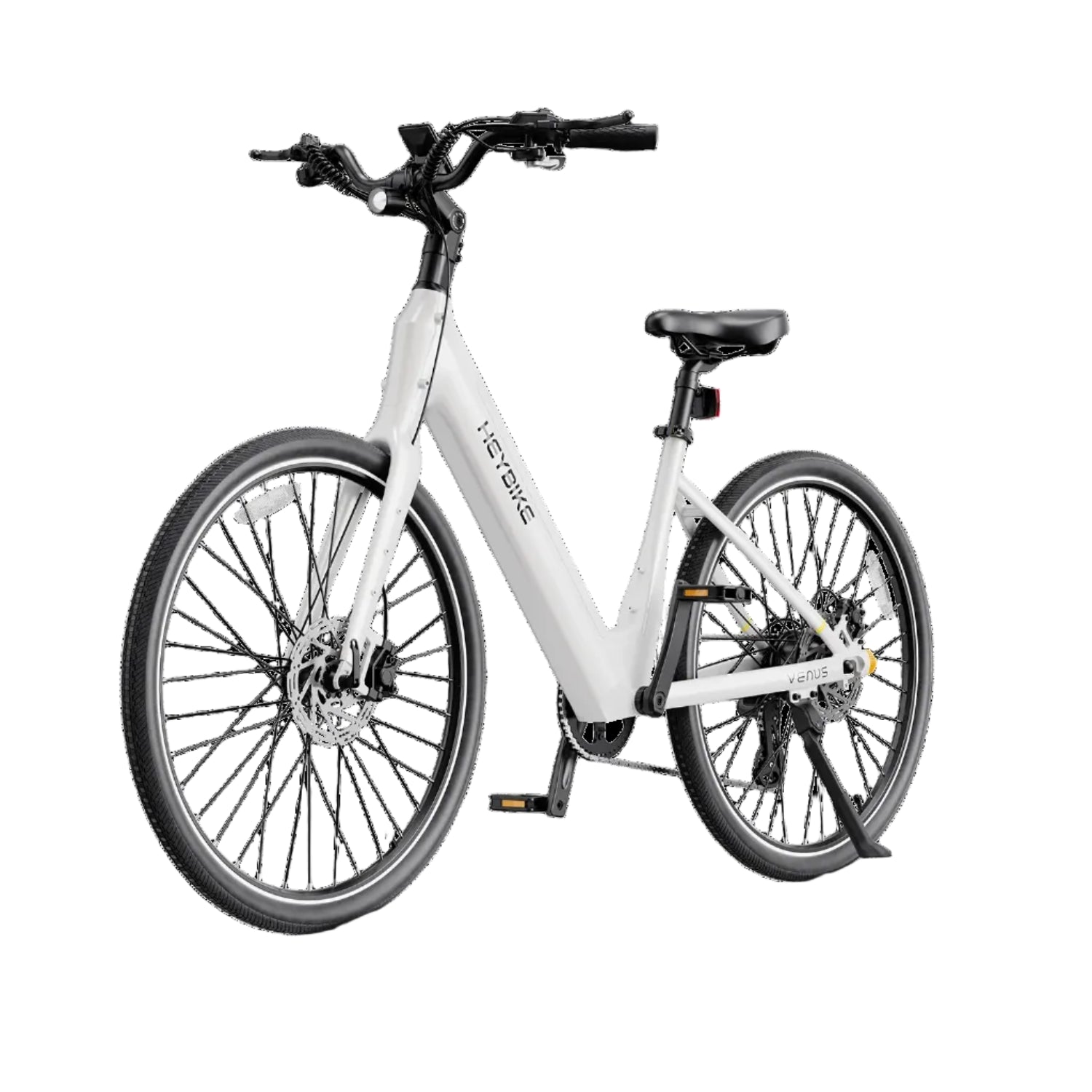 Heybike Venus White Front View White Background