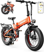 HeyBike Mars 3.0 Vivid Orange White Background