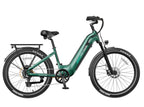 Heybike Hybrid Emerald Green White Background