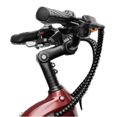 Heybike Hybrid Handlebars White Background