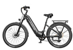 Heybike Hybrid Onyx Black White Background