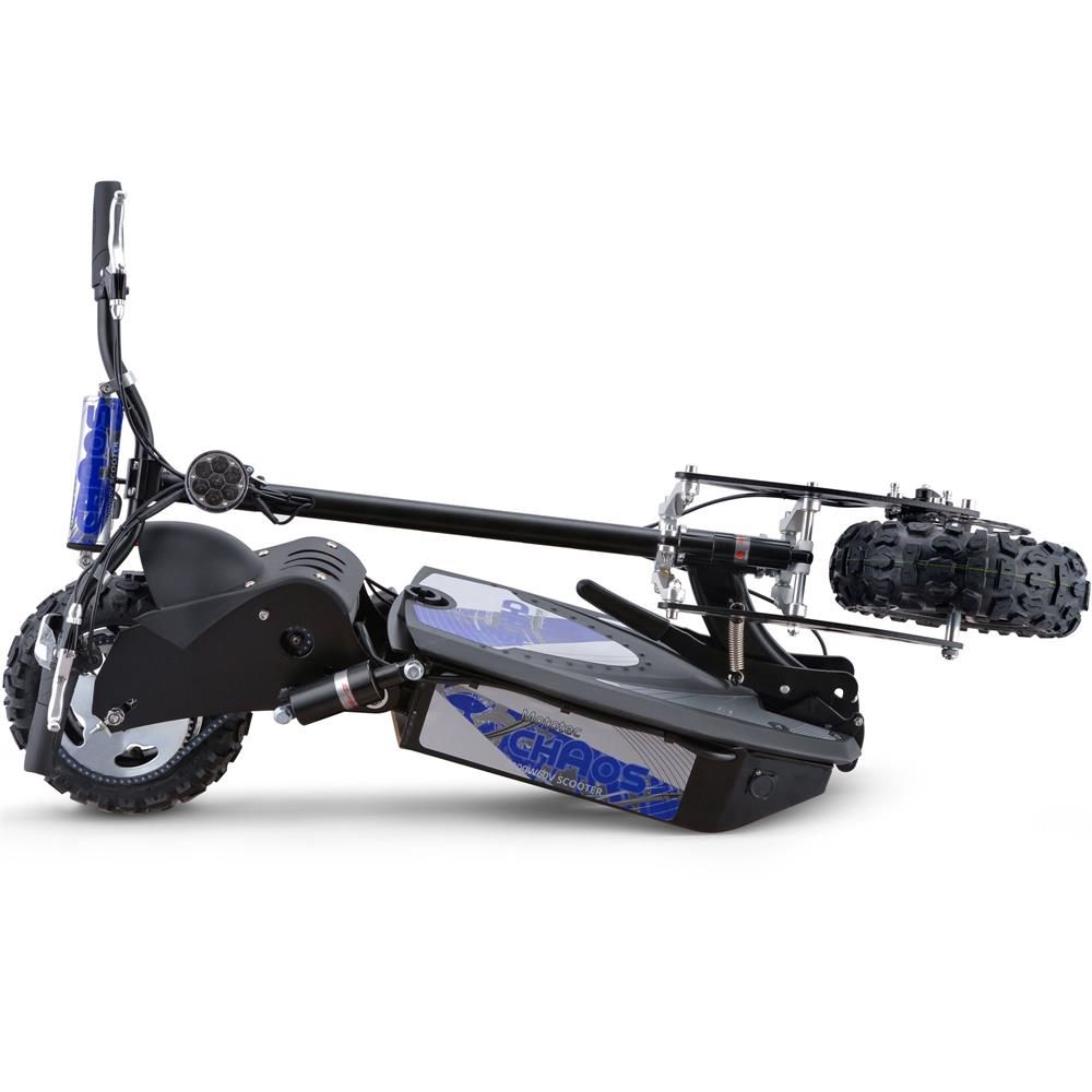 Black and blue off-road vehicle with 'MotoTec' branding on a white background
