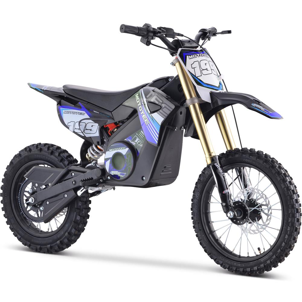 Children's dirt bike with number 19 on a white background