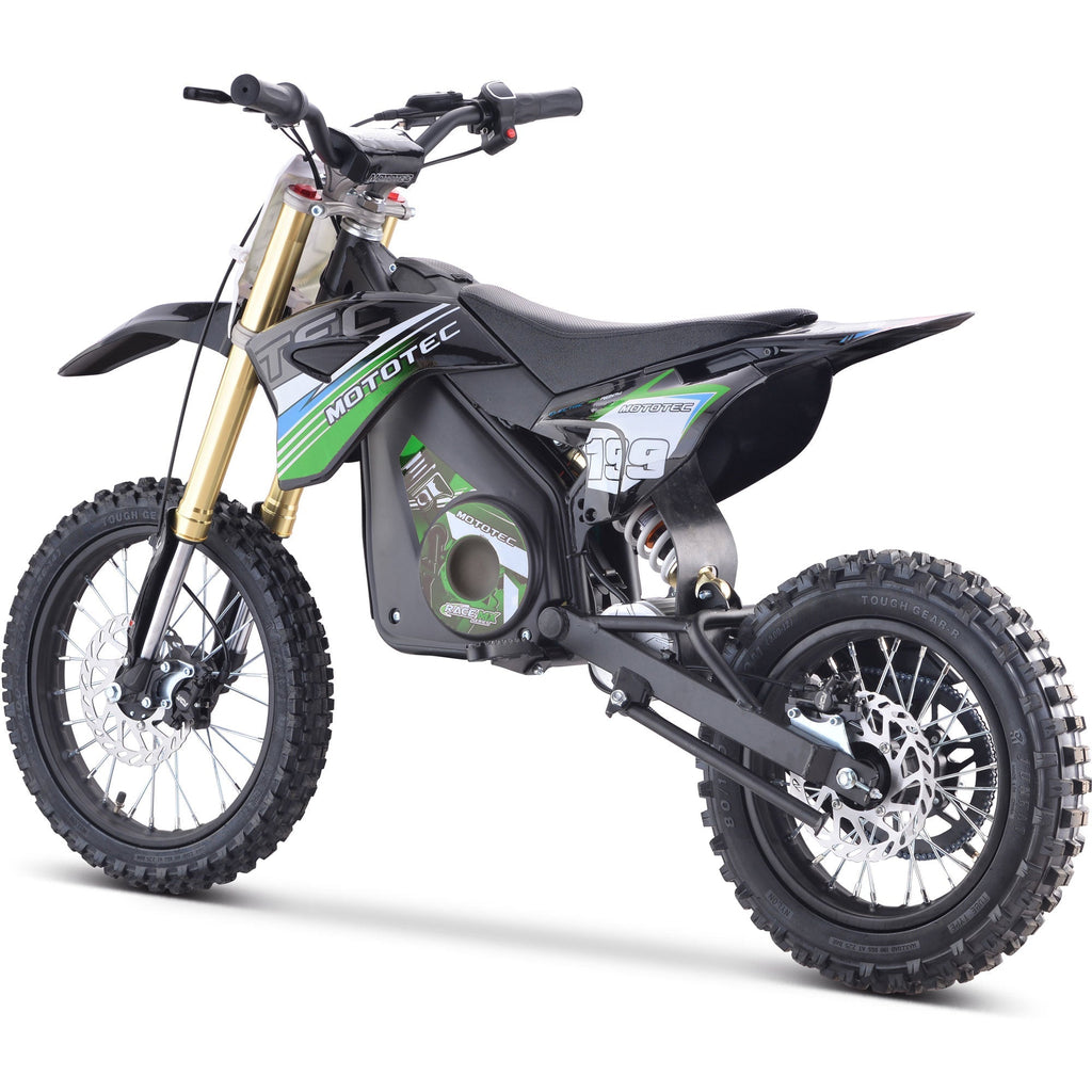 Mototec electric dirt bike on a white background