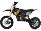 Small dirt bike with 'MotoTec' branding on a white background