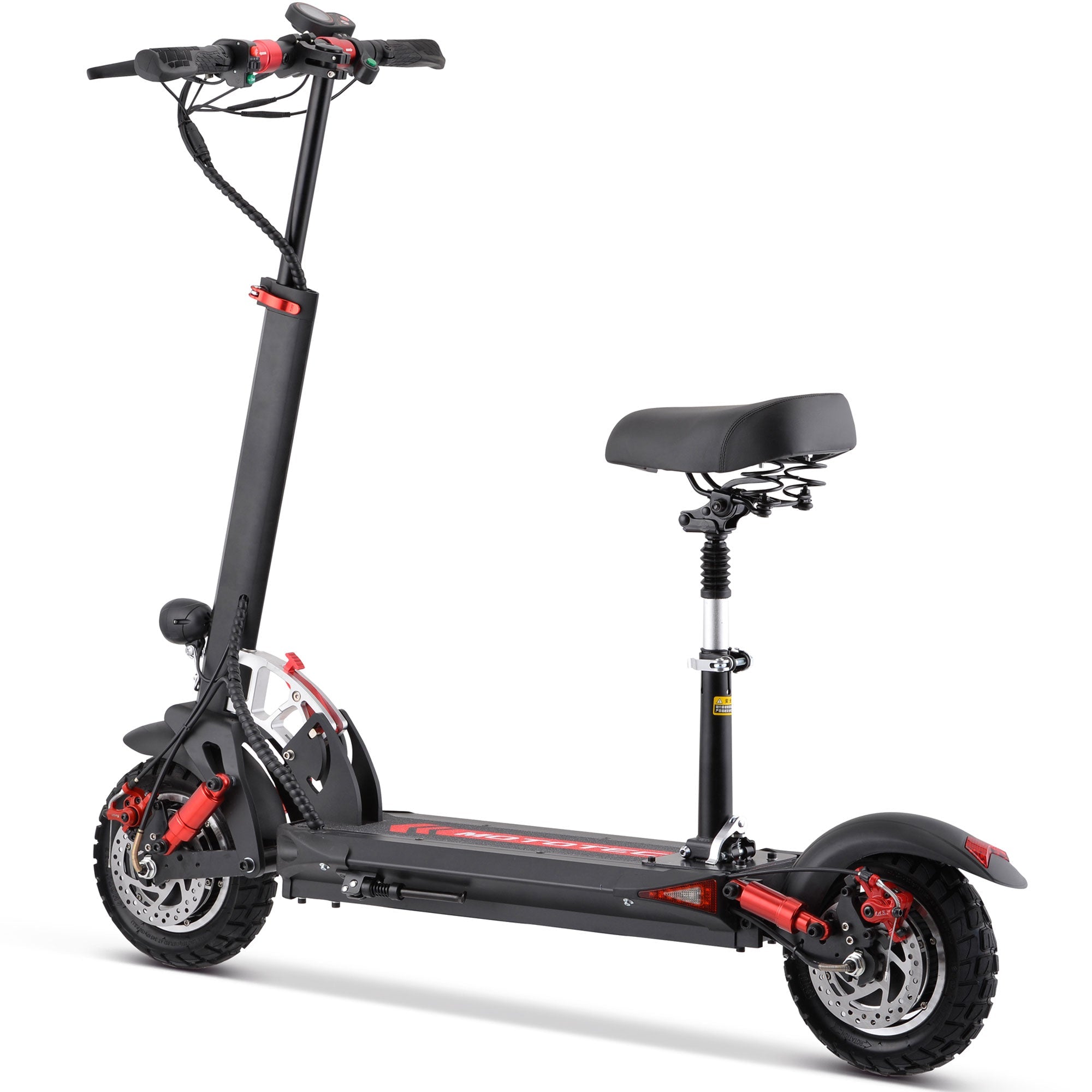 Thor black electric scooter by MotoTec