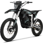 Electric motorcycle on a white background