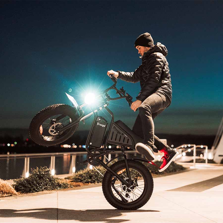 Freego S1 Cafe Racer e-Bike Action