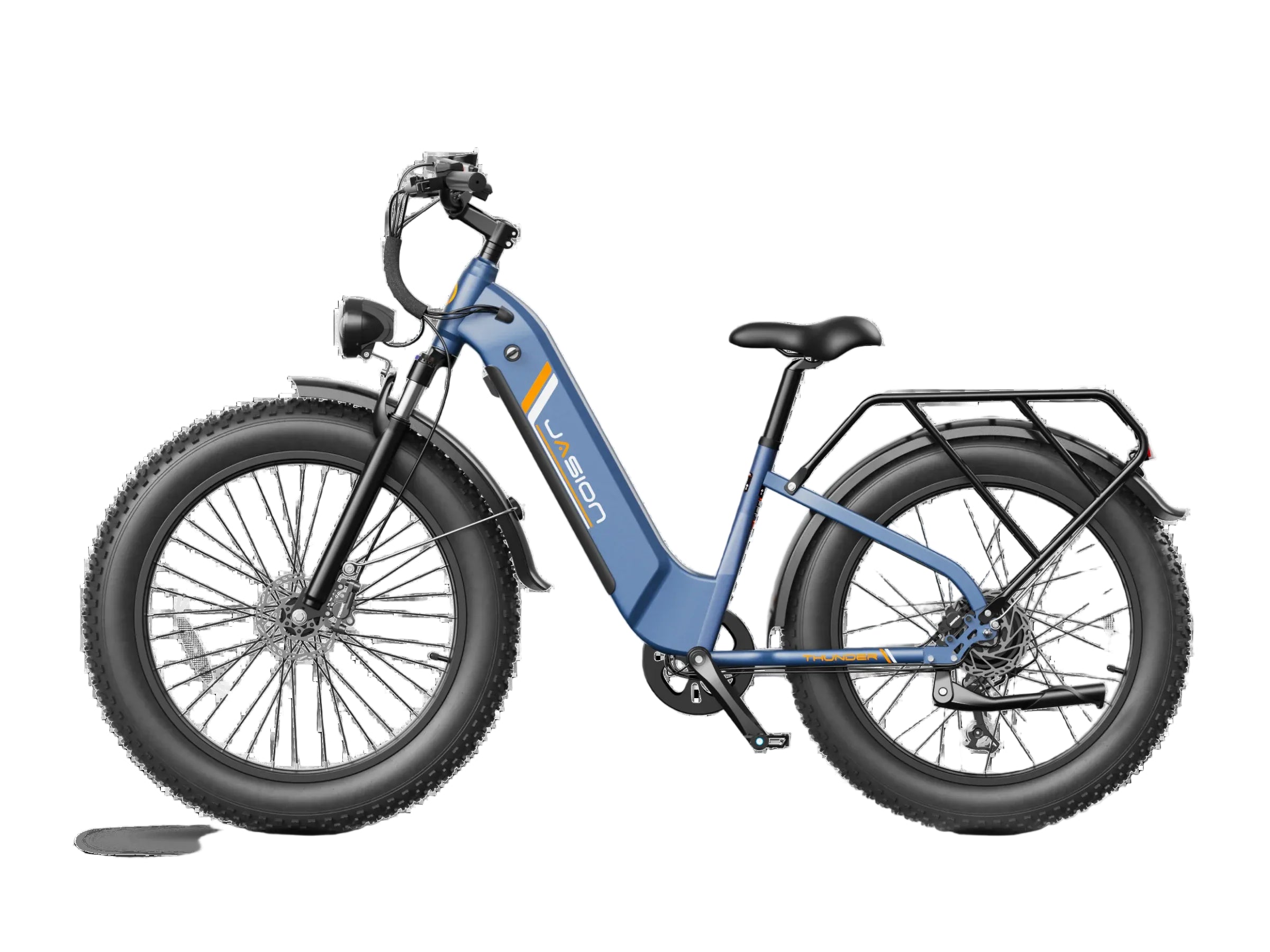 Thunder e Bike Alpine View Side View White Background