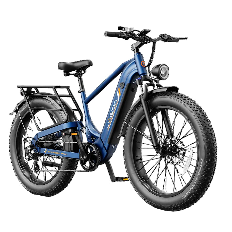 Thunder Pro Blue Front View White Background
